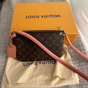 Louis Vuitton Lorette Crossbody with Rare Vieux Rose Lining